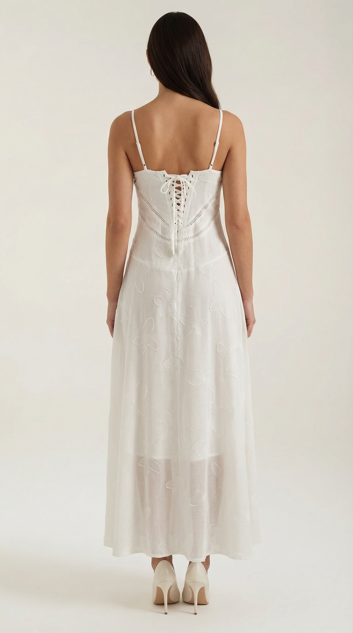 Romantic lace everyday maxi dress for women | Arabelle - 10