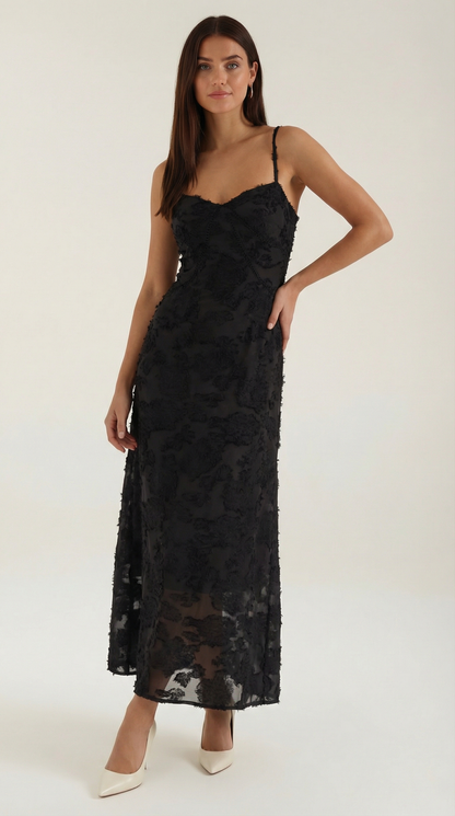 Romantic lace everyday maxi dress for women | Arabelle - 6