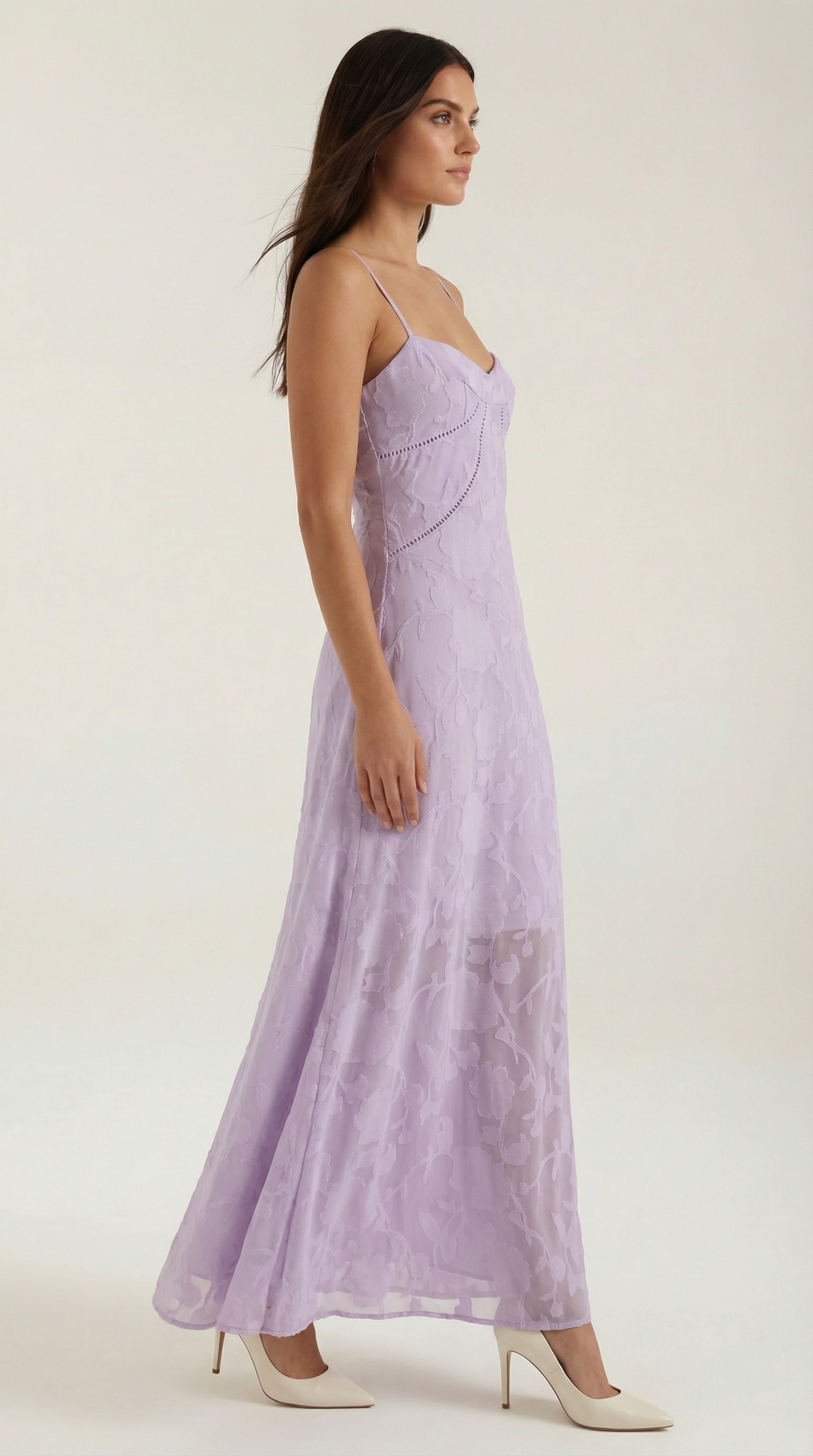 Romantic lace everyday maxi dress for women | Arabelle - 13