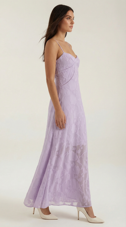 Romantic lace everyday maxi dress for women | Arabelle - 13