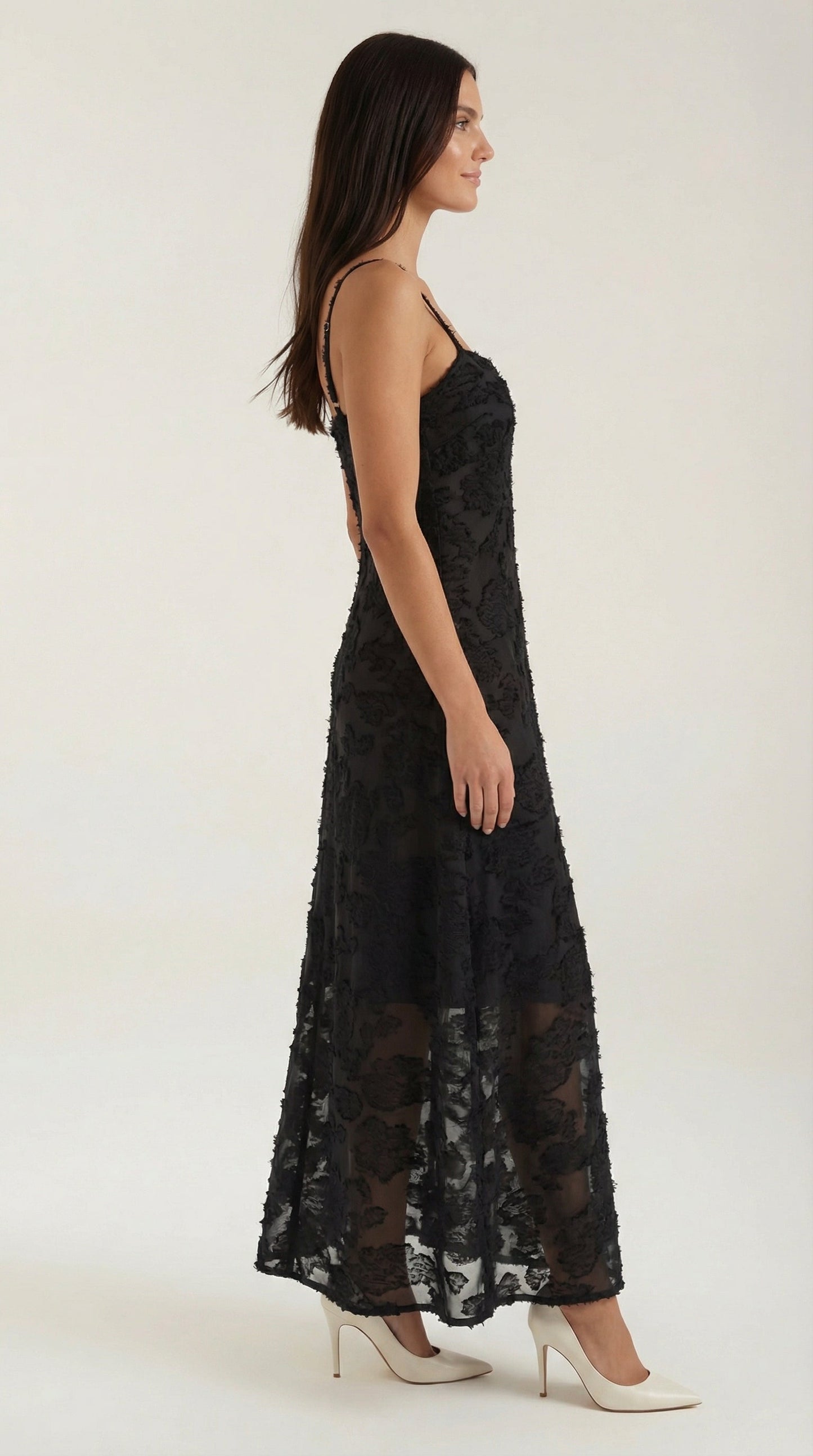 Romantic lace everyday maxi dress for women | Arabelle - 22
