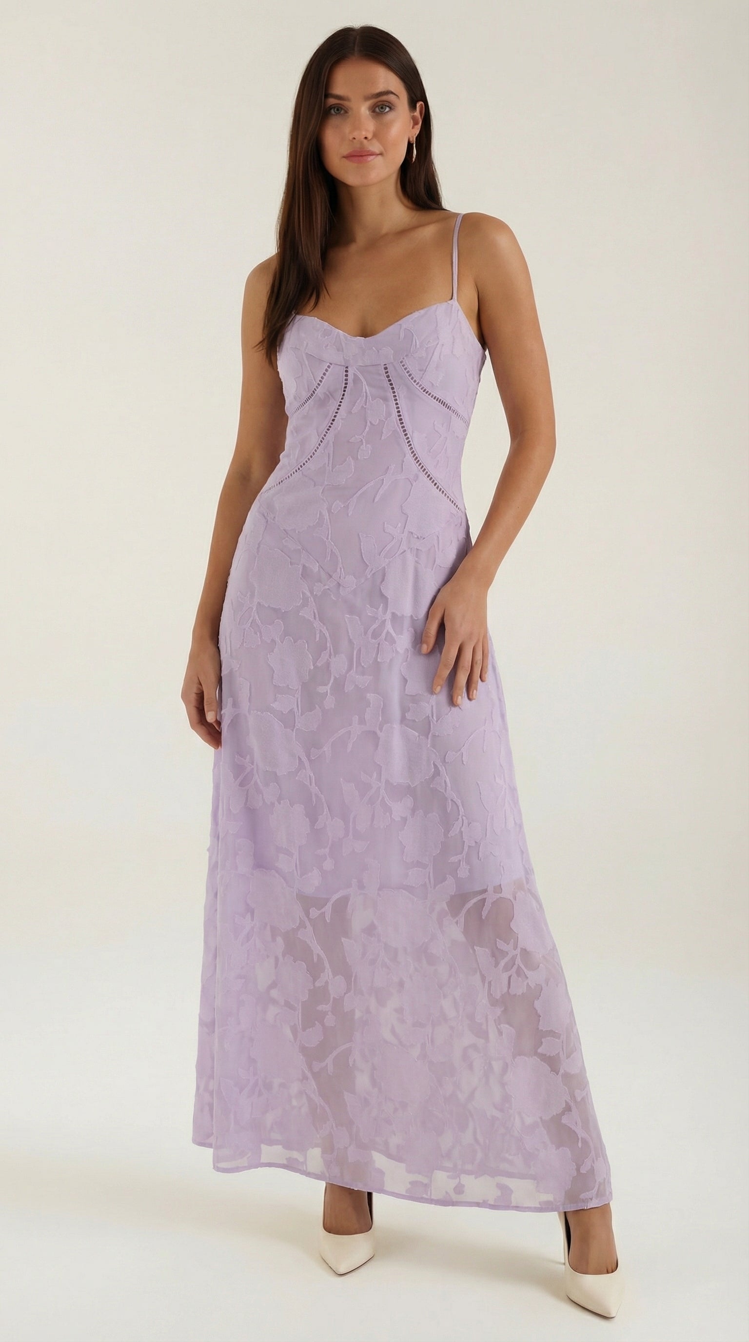 Romantic lace everyday maxi dress for women | Arabelle - 11
