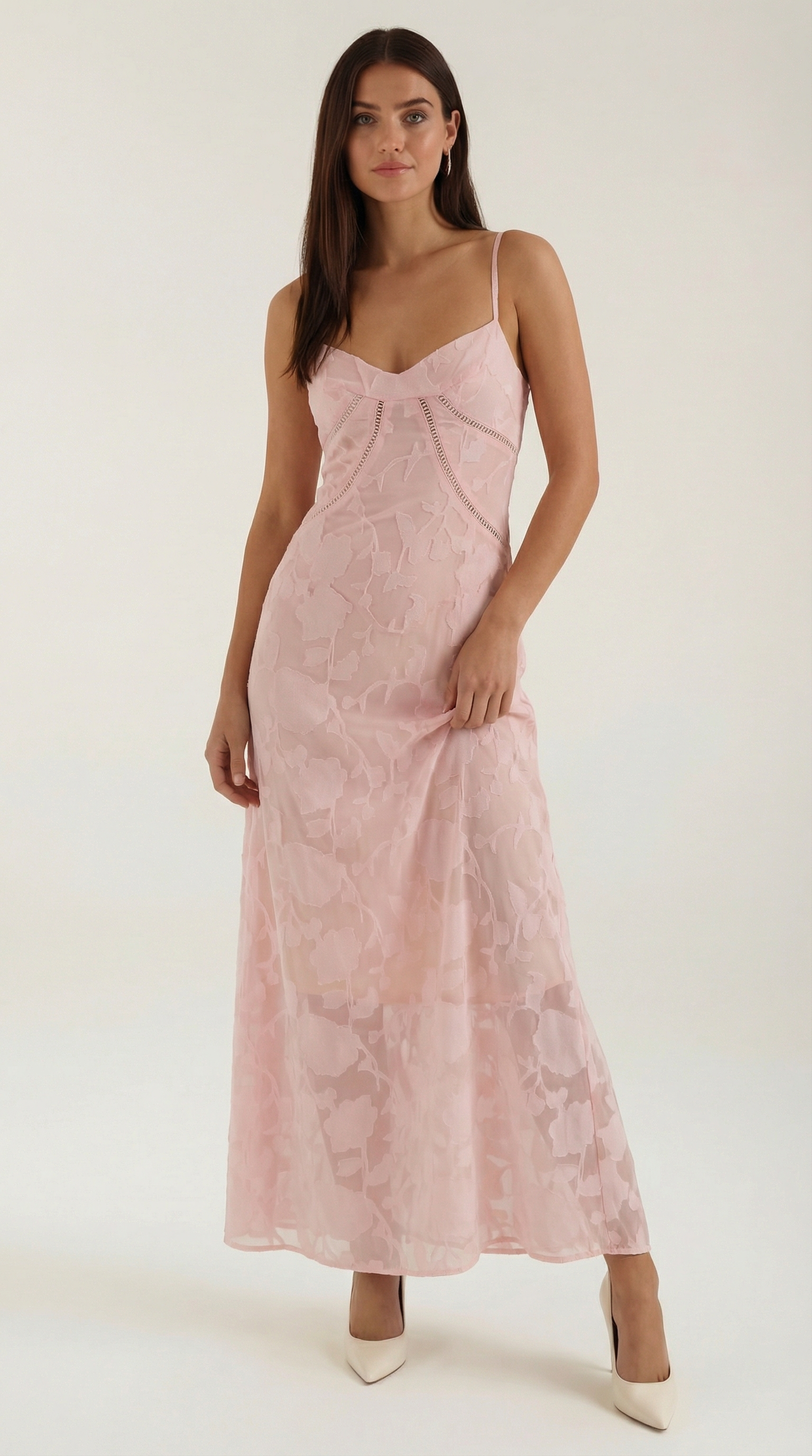 Romantic lace everyday maxi dress for women | Arabelle - 5