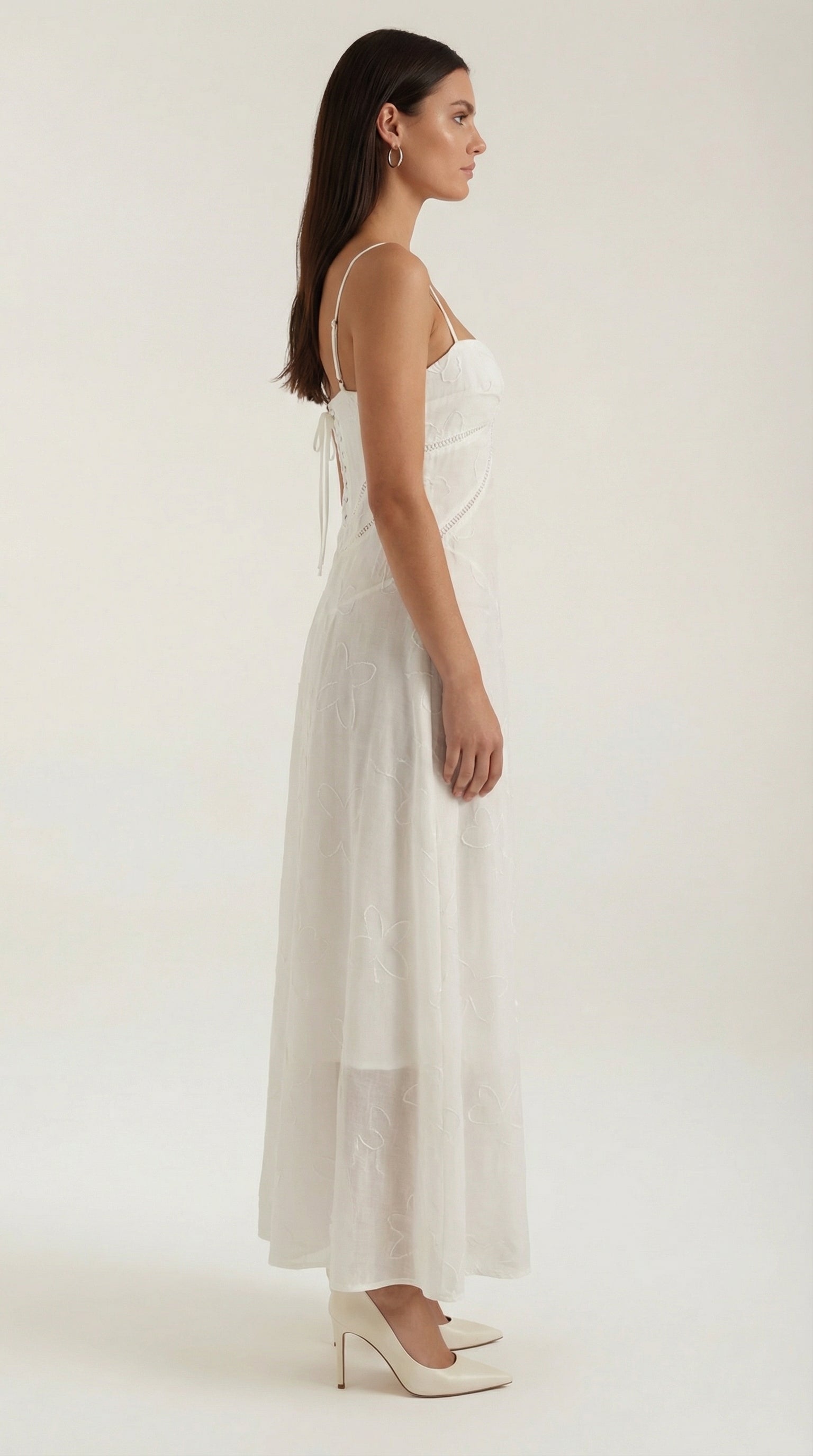 Romantic lace everyday maxi dress for women | Arabelle - 2
