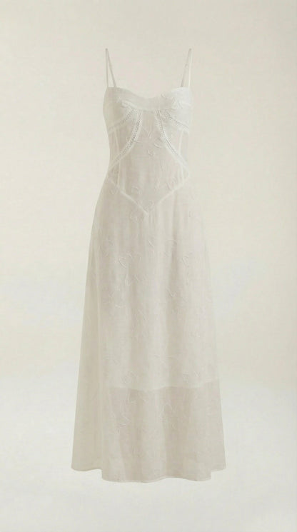 Romantic lace everyday maxi dress for women | Arabelle - 3