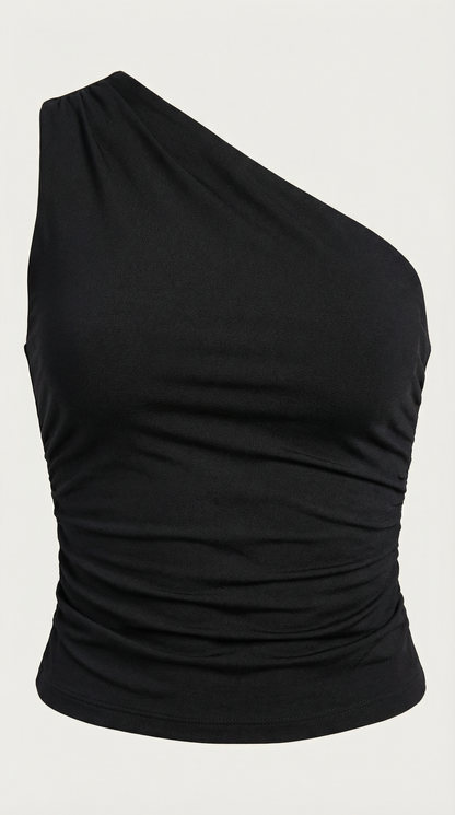 Chic one-shoulder sleeveless top for women | Briony - 14