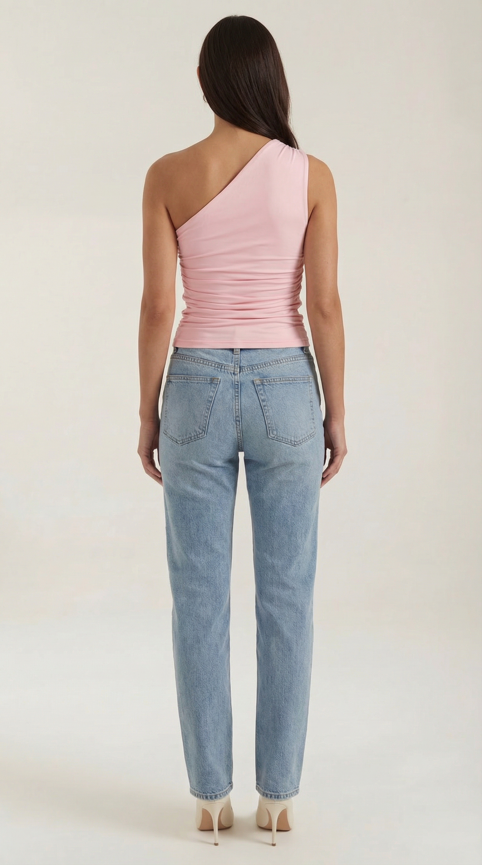 Chic one-shoulder sleeveless top for women | Briony - 23