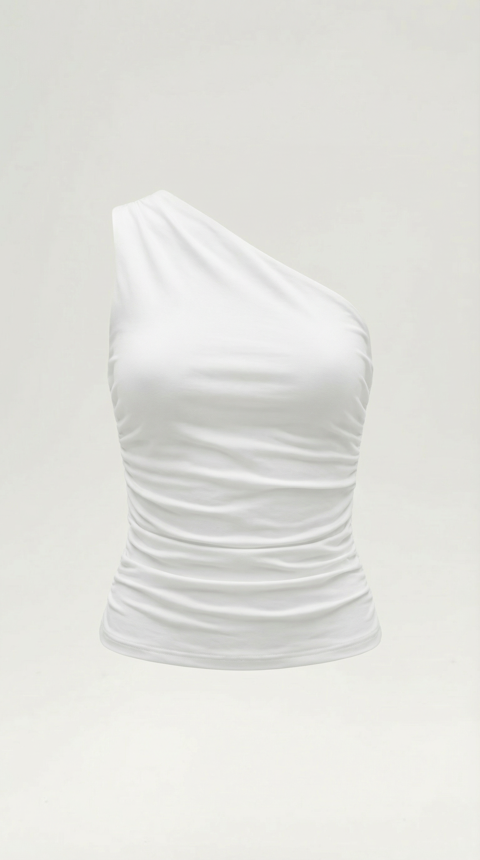 Chic one-shoulder sleeveless top for women | Briony - 30