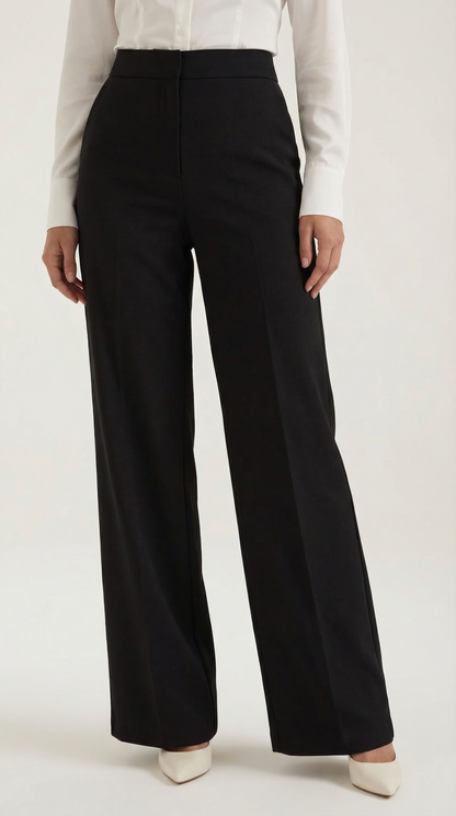 Relaxed wide-leg everyday trousers for women | Hazel - 3