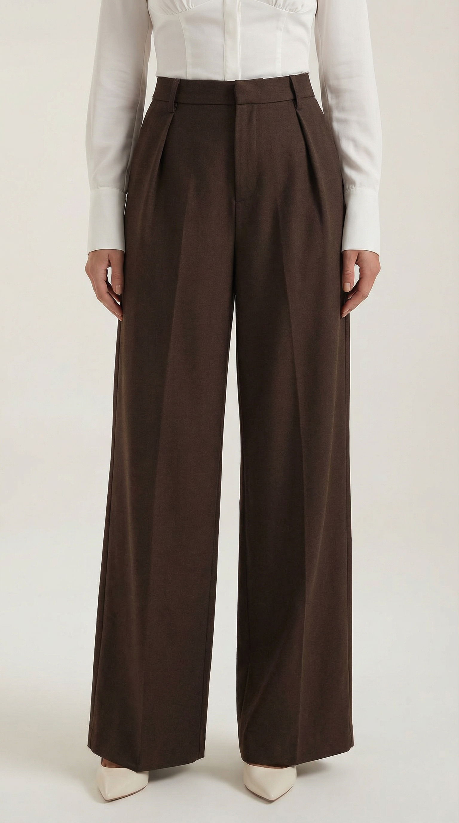 Relaxed wide-leg everyday trousers for women | Hazel - 8