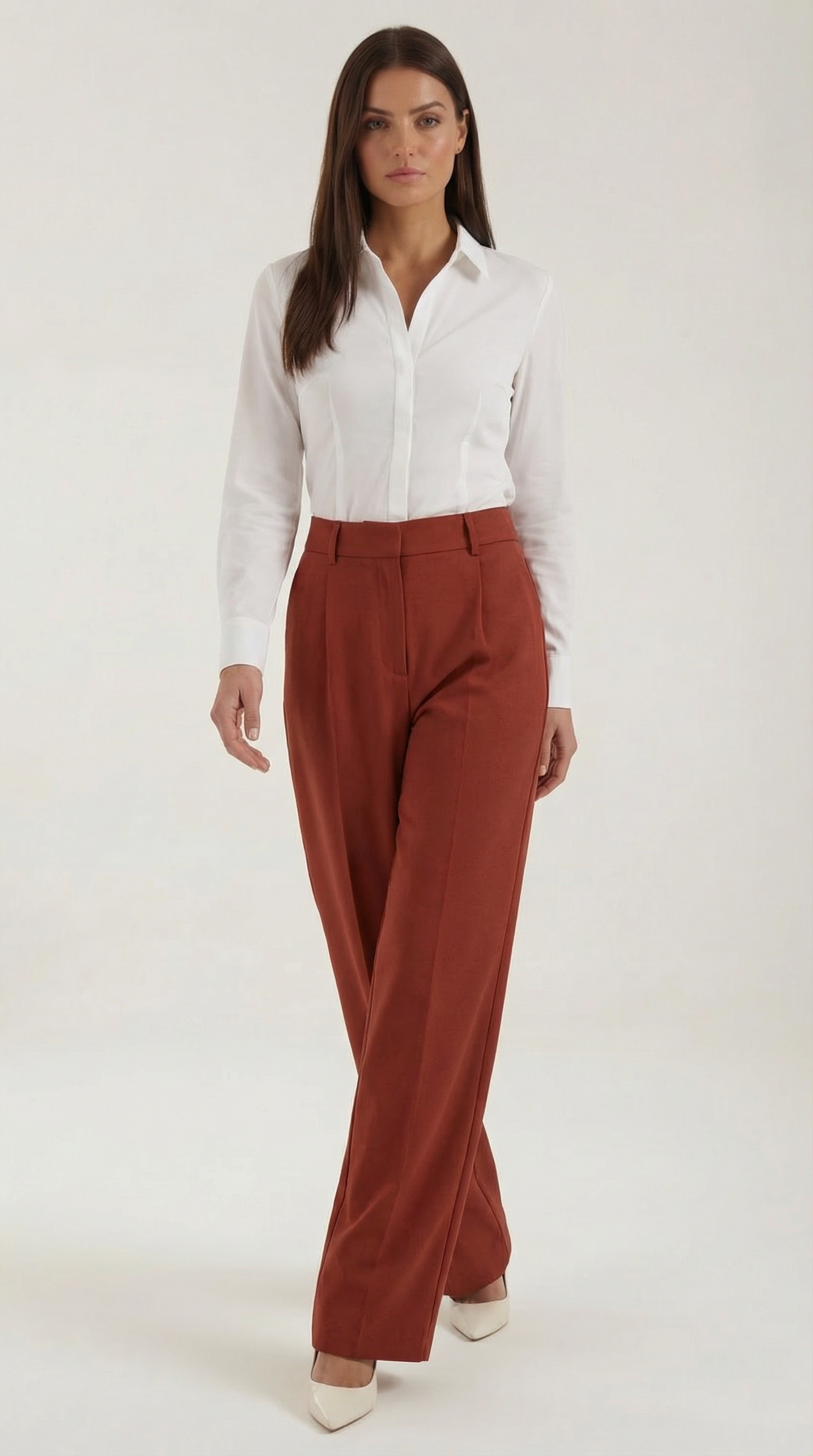 Relaxed wide-leg everyday trousers for women | Hazel - 7