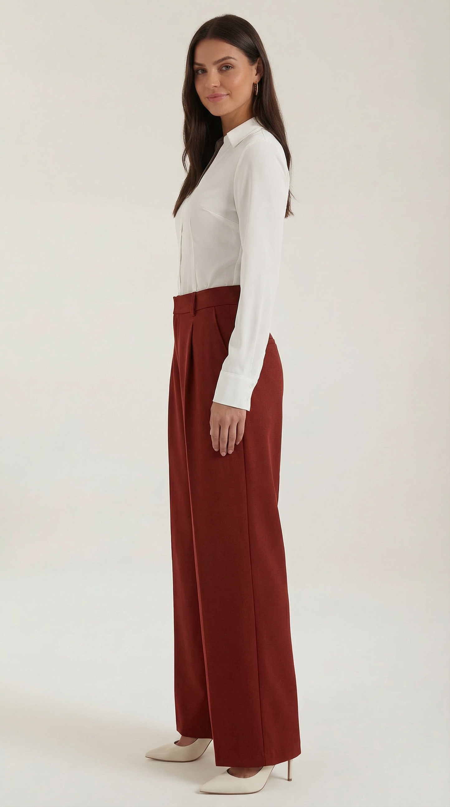 Relaxed wide-leg everyday trousers for women | Hazel - 12