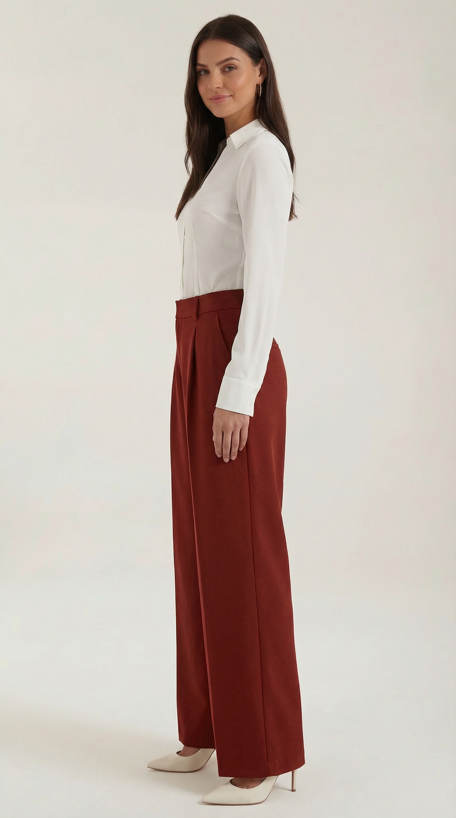 Relaxed wide-leg everyday trousers for women | Hazel - 12