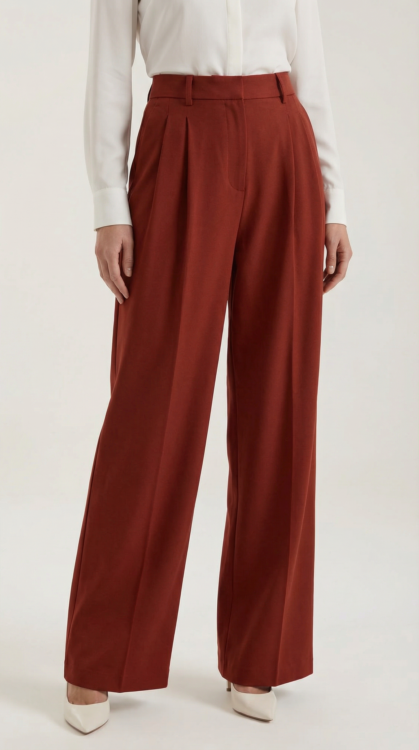 Relaxed wide-leg everyday trousers for women | Hazel - 13