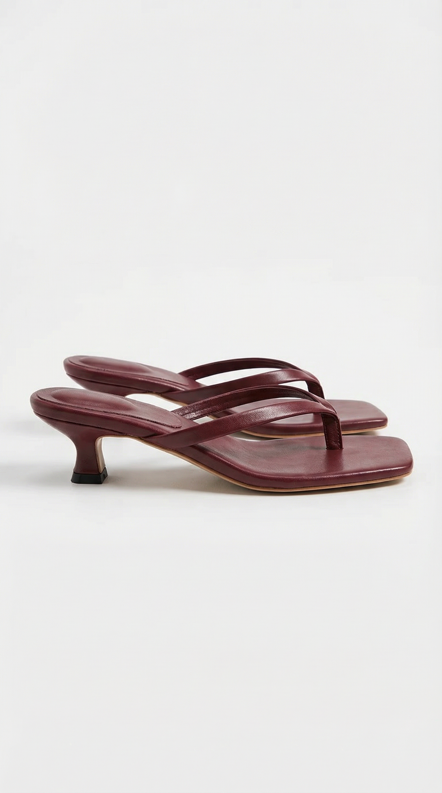 Elegant kitten-heel thong sandals for women | Jessica - 13
