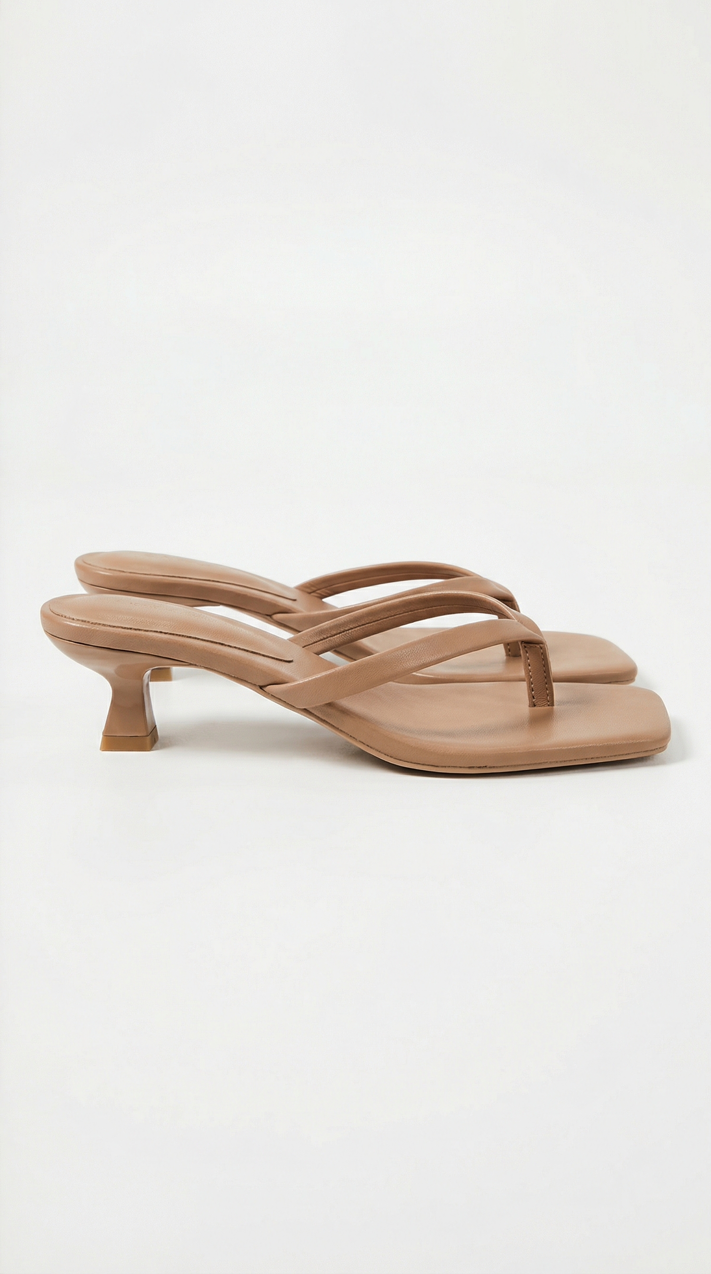 Elegant kitten-heel thong sandals for women | Jessica - 7