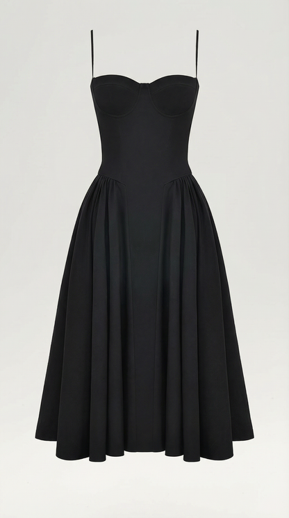 Elegant relaxed everyday midi dress for women | Odette - 10