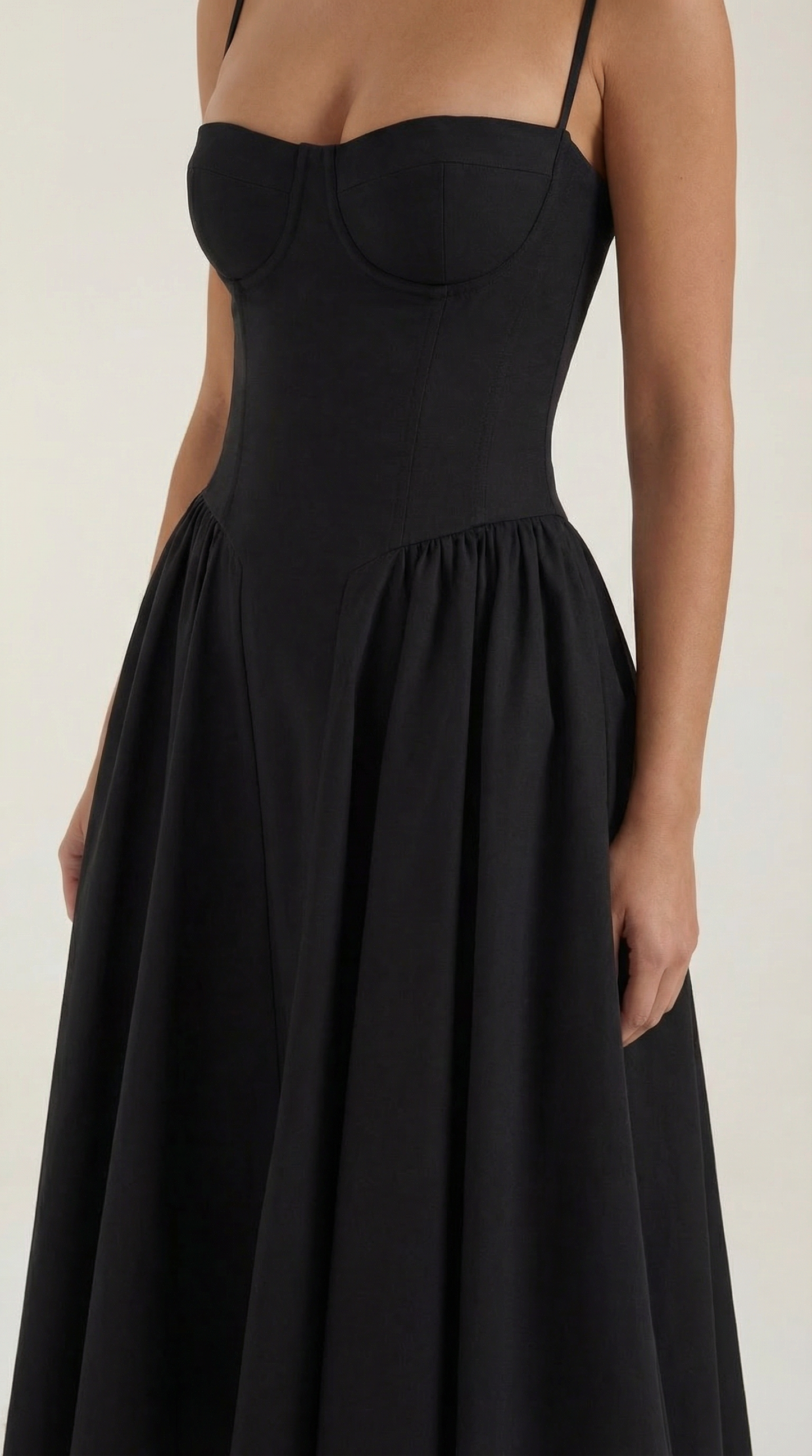 Elegant relaxed everyday midi dress for women | Odette - 8