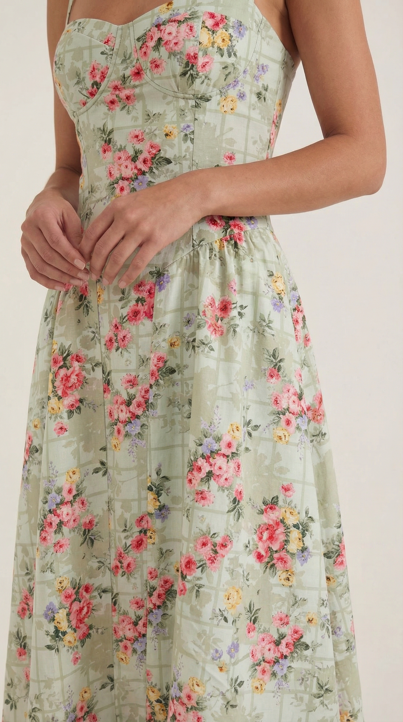 Elegant relaxed everyday midi dress for women | Odette - 3