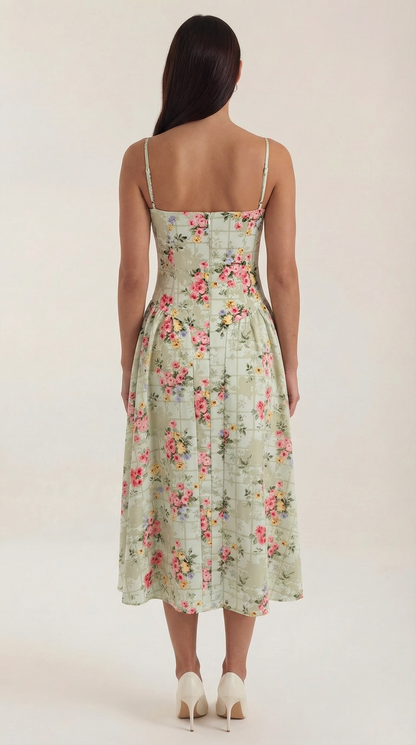Elegant relaxed everyday midi dress for women | Odette - 4