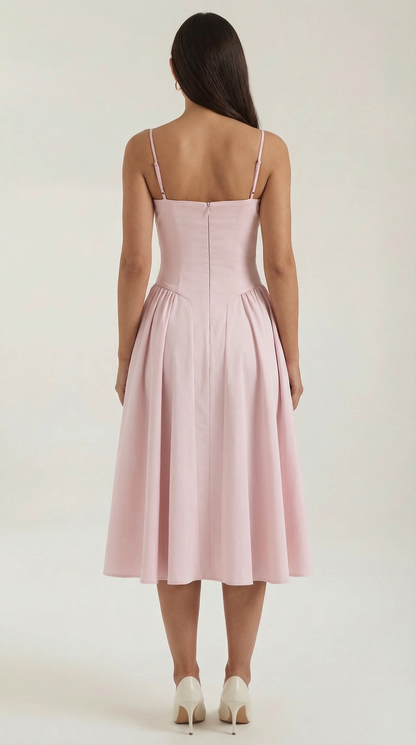 Elegant relaxed everyday midi dress for women | Odette - 29