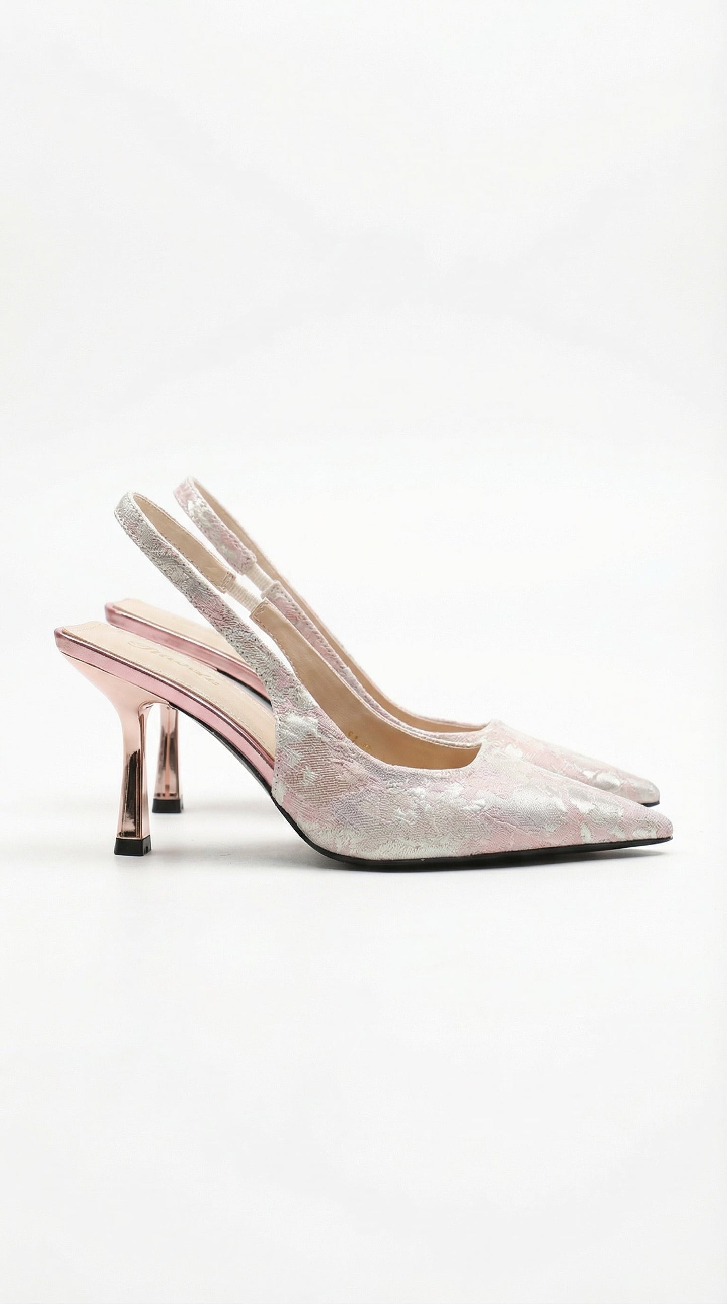 Elegant heeled leather sandals for women | Rachel - 1