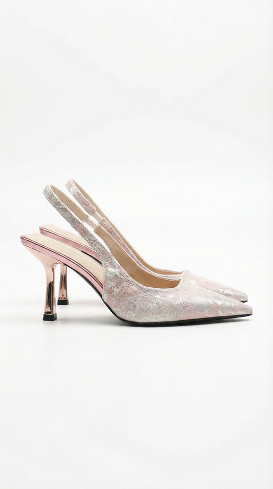 Elegant heeled leather sandals for women | Rachel - 1