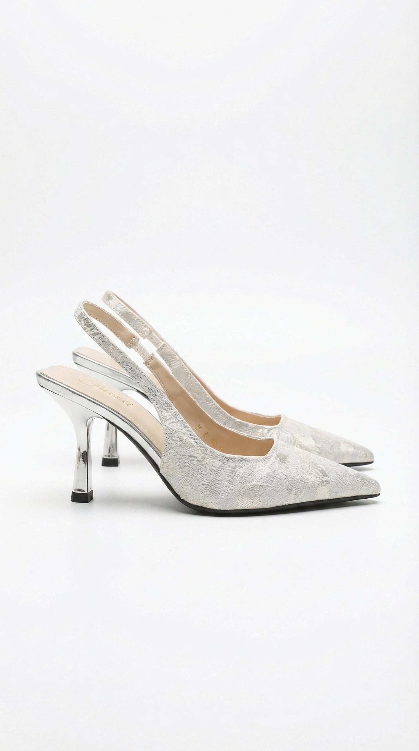 Elegant heeled leather sandals for women | Rachel - 4