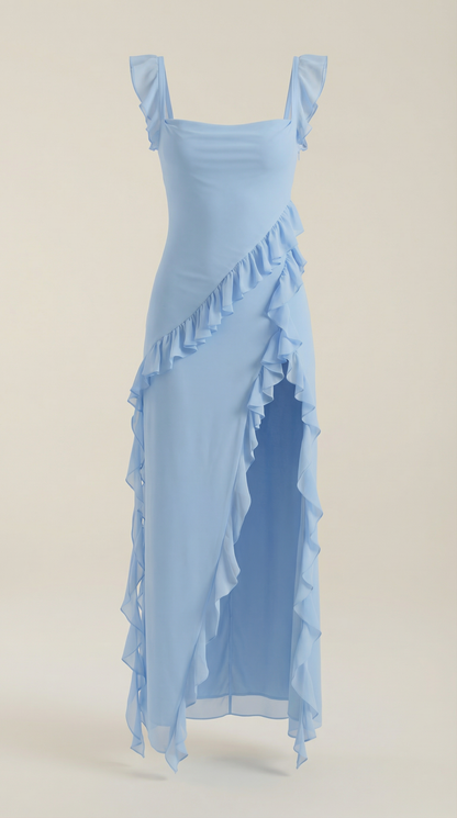 Elegant flowing everyday maxi dress for women | Susan - 10