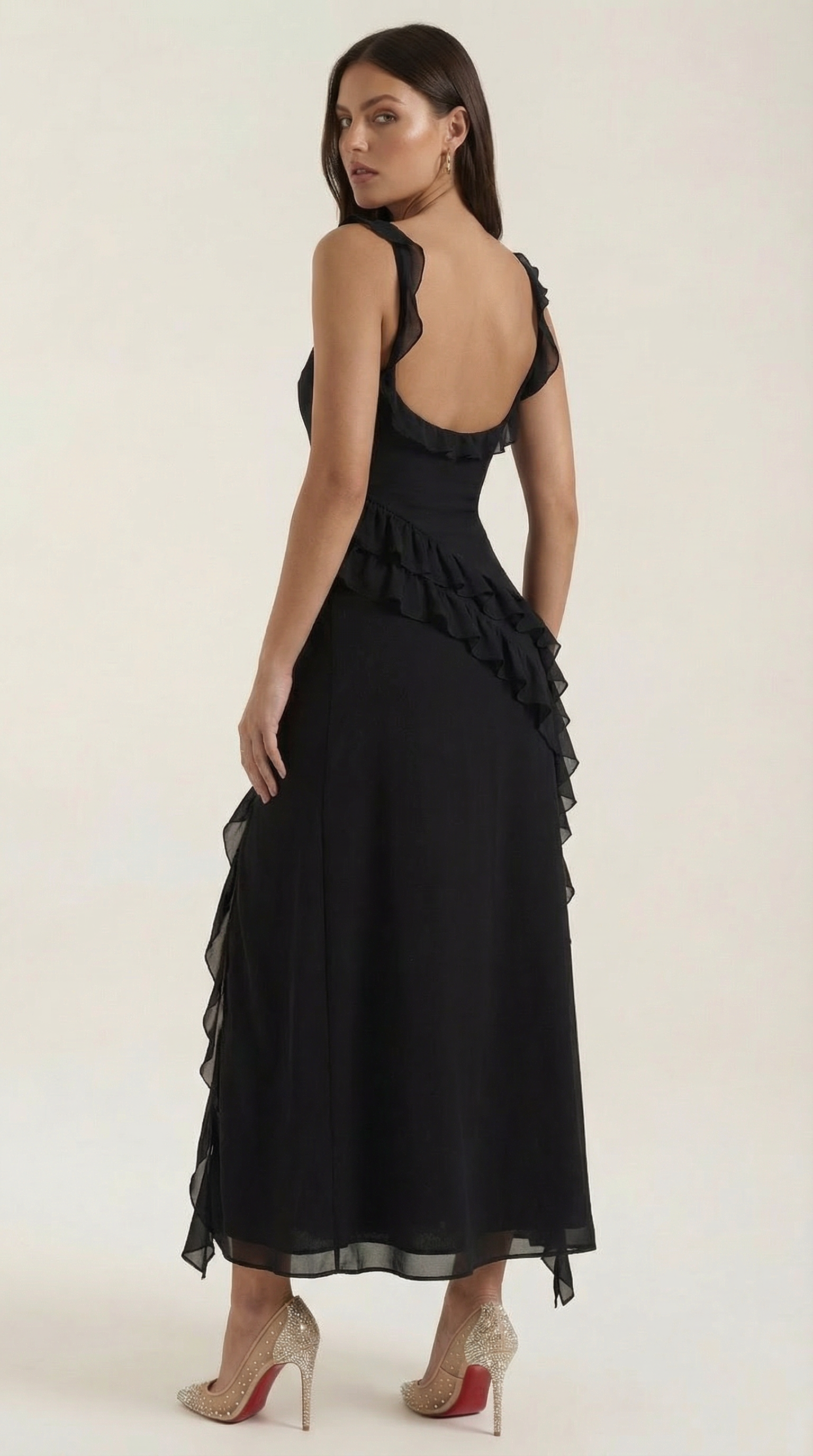 Elegant flowing everyday maxi dress for women | Susan - 29