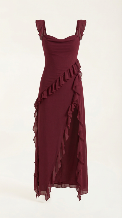 Elegant flowing everyday maxi dress for women | Susan - 20