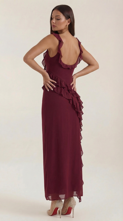Elegant flowing everyday maxi dress for women | Susan - 19