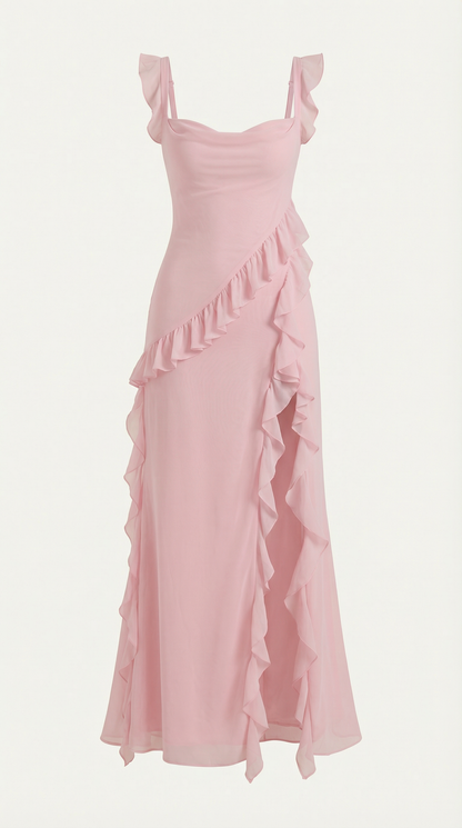 Elegant flowing everyday maxi dress for women | Susan - 25