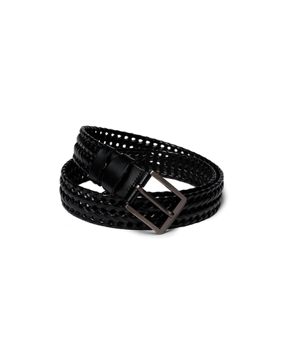Braided genuine leather belt for men | Braided - 1