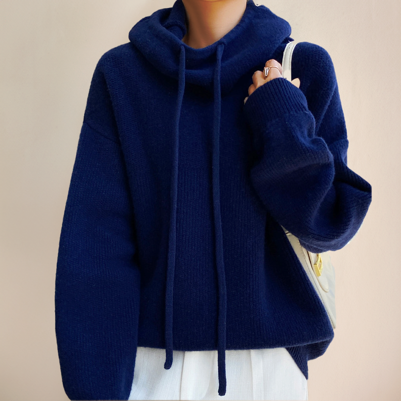 Cosy everyday turtleneck classic jumper for women | Ysella -8