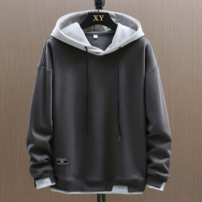 Two Tone Pullover Hoodie Trendy For Men | Kieran