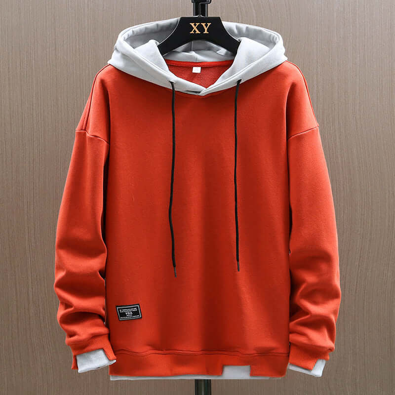 Two Tone Pullover Hoodie Trendy For Men | Kieran