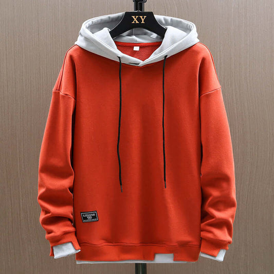 Two Tone Pullover Hoodie Trendy For Men | Kieran