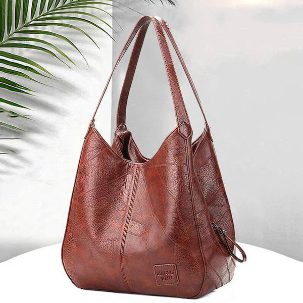 Classic vintage everyday leather handbag for women | Carmen -1