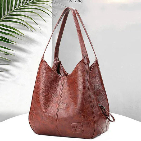 Classic vintage everyday leather handbag for women | Carmen -1