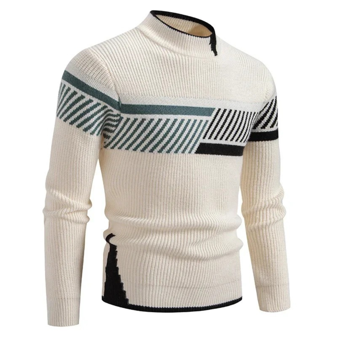 Colour-Block Knit Sweater Cozy for Men | Rowan