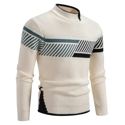 Colour-Block Knit Sweater Cozy for Men | Rowan