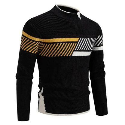 Colour-Block Knit Sweater Cozy for Men | Rowan