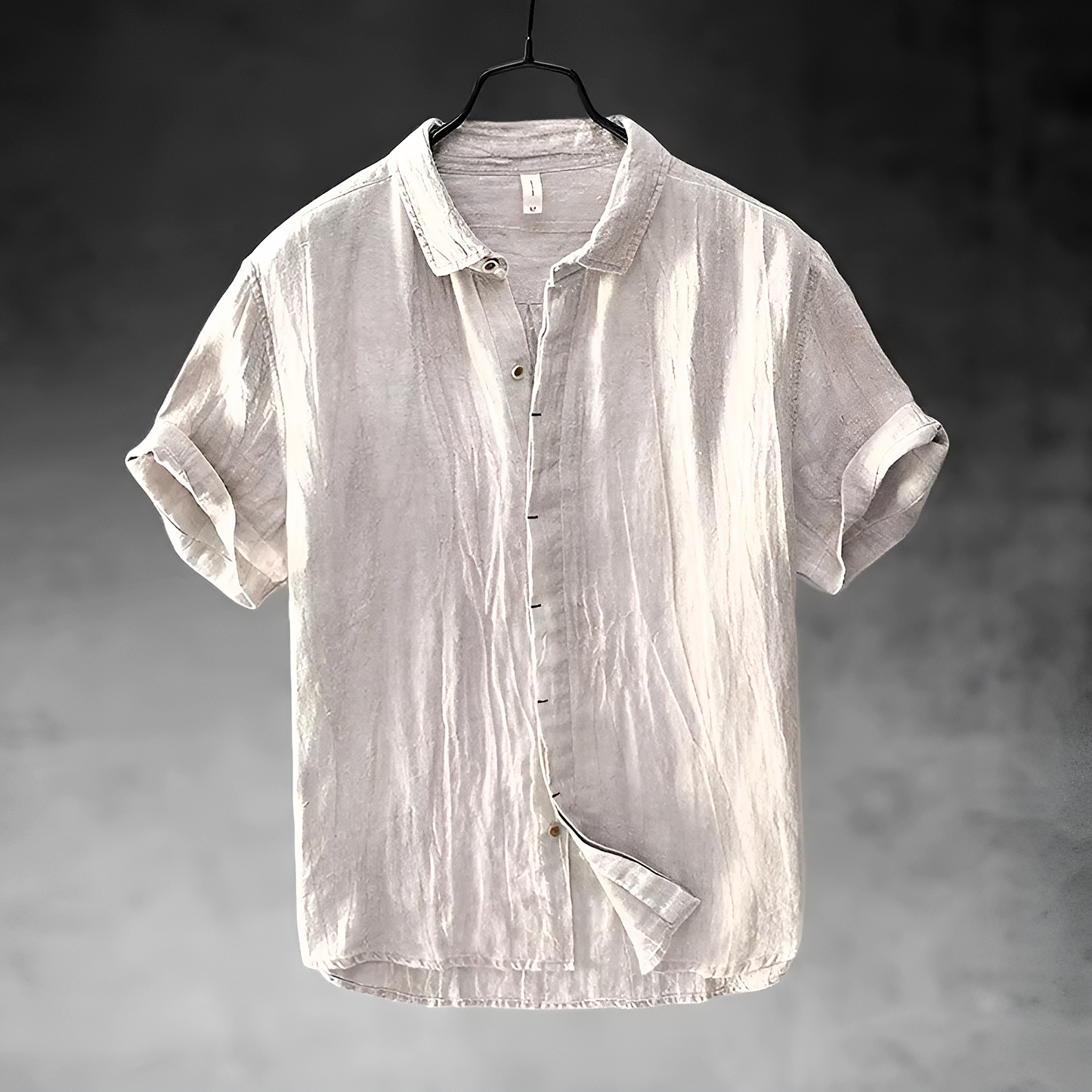 Breathable linen everyday shirt for men | Pacific - 3