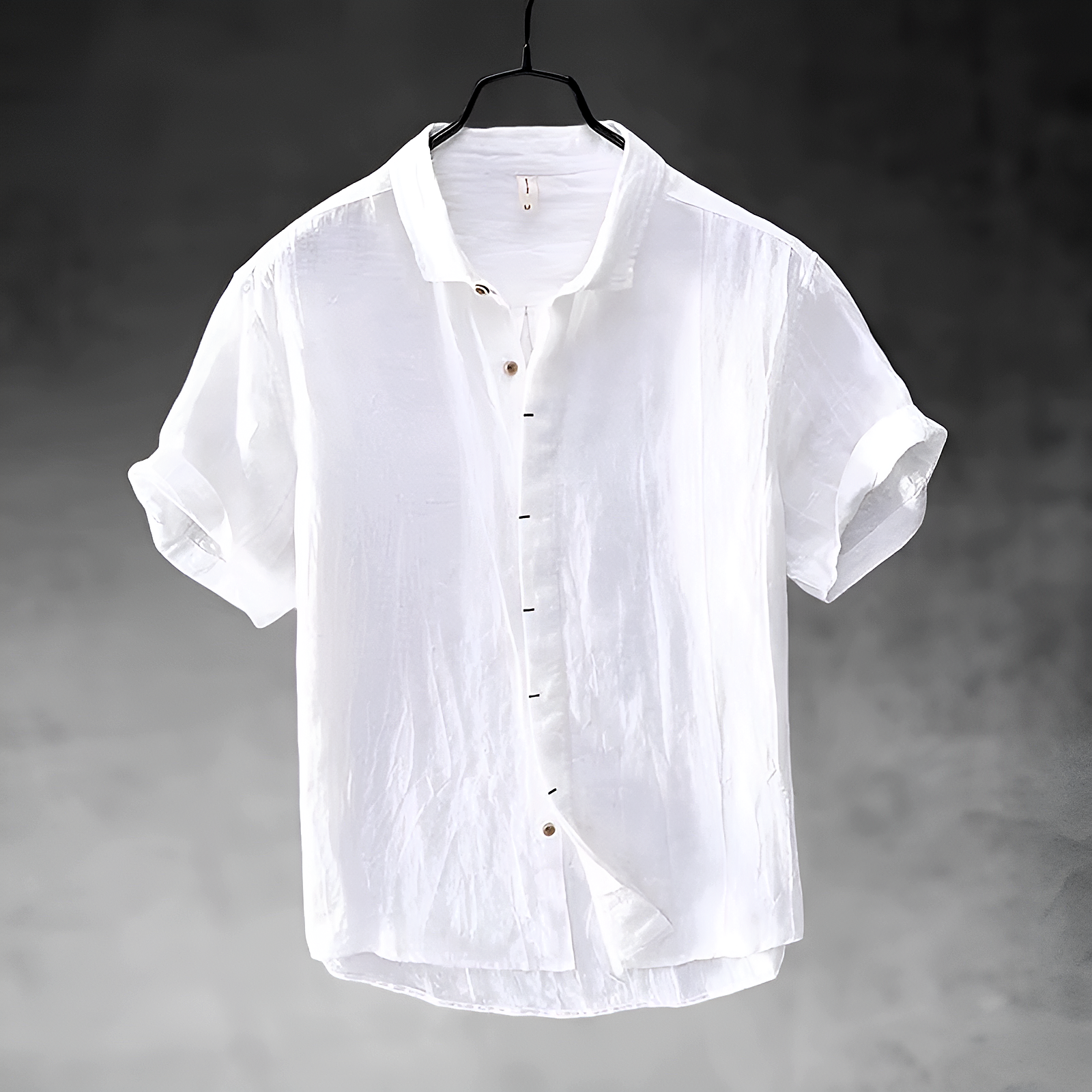 Breathable linen everyday shirt for men | Pacific - 4