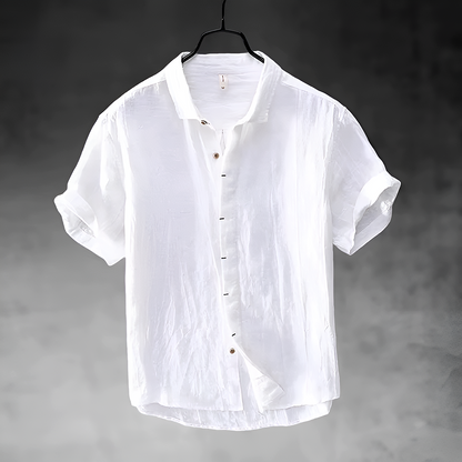 Breathable linen everyday shirt for men | Pacific - 4