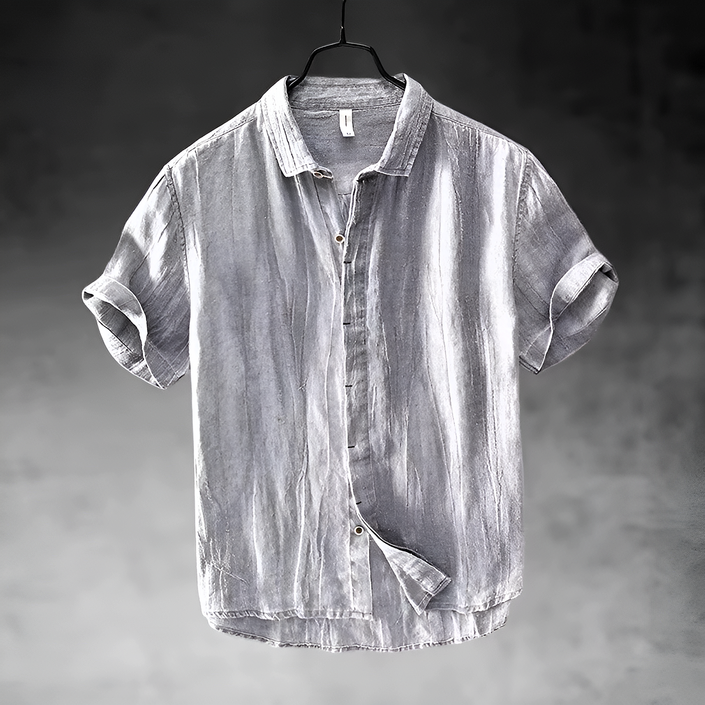 Breathable linen everyday shirt for men | Pacific - 1