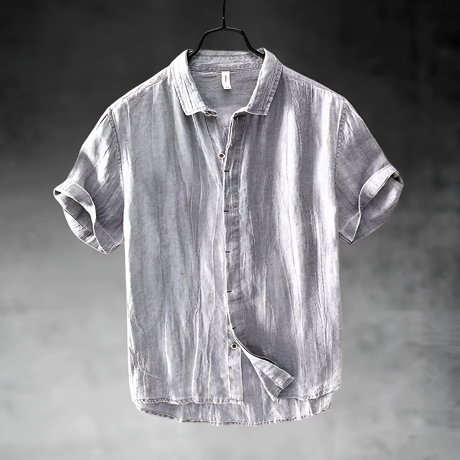 Breathable linen everyday shirt for men | Pacific - 1